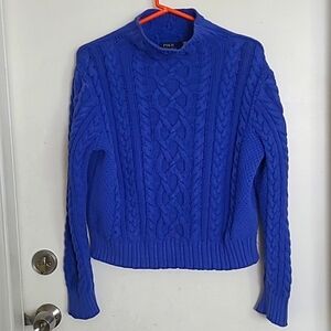 POLO RALPH LAUREN BLUE SWEATER